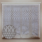 Штора без шторной ленты, ширина 170 см, высота 160 см, цвет белый - Фото 1