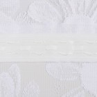 Тюль на кухню со шторной лентой, 145х160 см, цвет белый, 100% полиэстер - Фото 2