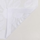 Тюль на кухню со шторной лентой, 145х160 см, цвет белый, 100% полиэстер - Фото 3