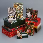 Набор подарочных коробок 10 в 1 «Елочные игрушки», 12 х 7 х 4 - 32.5 × 20 × 12.5 см - фото 9604771