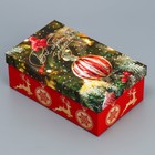 Набор подарочных коробок 10 в 1 «Елочные игрушки», 12 х 7 х 4 - 32.5 × 20 × 12.5 см - фото 9604782