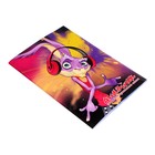 Дневник для музыкальной школы 40 листов на скрепке "Заяц диджей", обложка мелованный картон, ВД-лак - Фото 2
