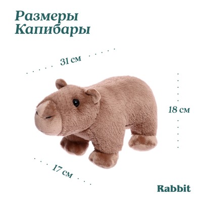 Мягкая игрушка «Капибара», 31 см