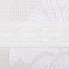 Тюль на кухню со шторной лентой, 260х160 см, цвет белый, 100% полиэстер - Фото 4