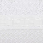 Тюль на кухню со шторной лентой, 285х165 см, цвет белый, 100% полиэстер - Фото 4