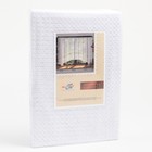 Тюль на кухню со шторной лентой, 285х165 см, цвет белый, 100% полиэстер - фото 3788109