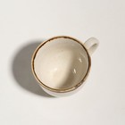 Чашка кофейная «Pearl», 90 мл, бежевая, фарфор - фото 24479932