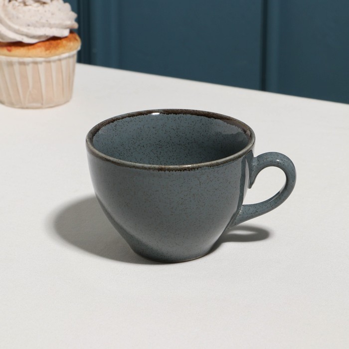 Чашка чайная «Pearl», 220 мл, синяя, фарфор - Фото 1