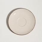 Блюдце «Pearl», d=14,5 см, бежевое, фарфор - Фото 1