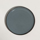 Тарелка «Pearl», d=19 см, синяя, фарфор - фото 10680765