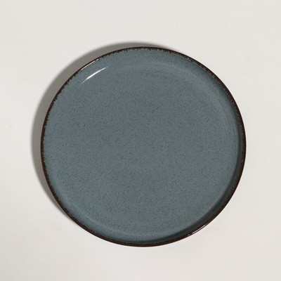 Тарелка «Pearl», d=19 см, синяя, фарфор