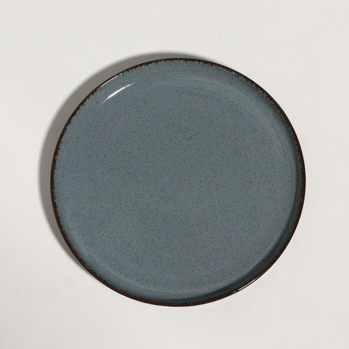 Тарелка «Pearl», d=19 см, синяя, фарфор - Фото 1