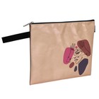 Папка для тетрадей А4, плоская, молнии сверху, кожзам, deVENTE Heart Sign, бежевая - фото 22499188