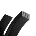 Смеситель для раковины ZEIN Z2738, квадратный, дизайнерский, картридж керамика 35 мм, черный - Фото 8