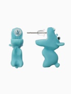 Серьги из полимерной глины «Бегемот», цвет голубой - Фото 4