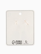 Серьги с эмалью «Лапка» кота, розово-белые в золоте - Фото 4