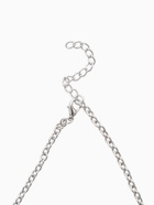 Колье под натуральный камень «Бирюза» с лунным камнем, цвет бело-голубой в серебре, 50 см - Фото 3