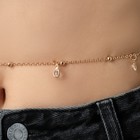 Портупея «Талия» ряд, цвет белый в золоте - фото 22393897