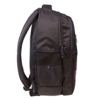 Рюкзак молодёжный, 41 х 30 х 15 см, светоотражающий элемент, Hatber Basic Style "Мой мишка" чёрный/розовый, NRk_89130 - Фото 4