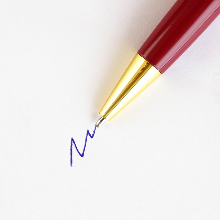 Ручка в подарочном футляре «Любимому учителю», металл, синяя паста, пишущий узел 1 мм - фото 1904870782