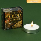 Новогодняя чайная свеча для гадания «От дракона», без аромата, 3,7 х 3,7 х 1 см. - Фото 6