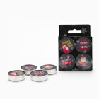 Свечи новогодние чайные «Верь в волшебство», без аромата, набор 4 шт, диам. 3,7 см - Фото 2