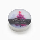 Свечи новогодние чайные «Осталось всего лишь..», без аромата, набор 4 шт., d=3.7 см - Фото 3