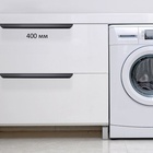 Ручка торцевая CAPPIO RT002BL, L=400 мм, м/о 256 мм, цвет черный 9561368 - фото 10681165