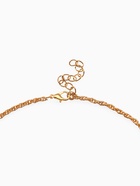 Гарнитур 3 предмета: серьги, кулон, кольцо «Капли», цвет бело-зелёный в золоте, 45 см - Фото 3