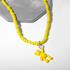 Кулон «Мишка» игрушечный, цвет жёлтый, 45 см - фото 319641928