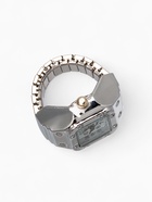 Кольцо «Время», часы квадрат, цвет серебро - Фото 5