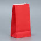 Пакет подарочный без ручек «С Новым Годом», красный, с тиснением, 10?19.5?7 см (комплект 10 шт) - фото 46815675