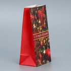 Пакет без ручек «С НОВЫМ ГОДОМ!», ёлочные украшения, 10 х 19.5 х 7 см, Новый год - Фото 2