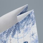 Пакет без ручек «Счастливого нового года», снежинки, 10 х 19.5 х 7 см, Новый год - Фото 5