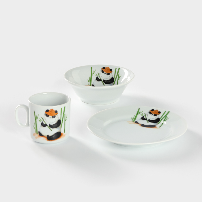 Набор посуды 3 предмета ф. идиллия  "Панда"