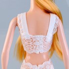 Одежда для кукол «Кружевное белье», цвет белый - фото 7076323
