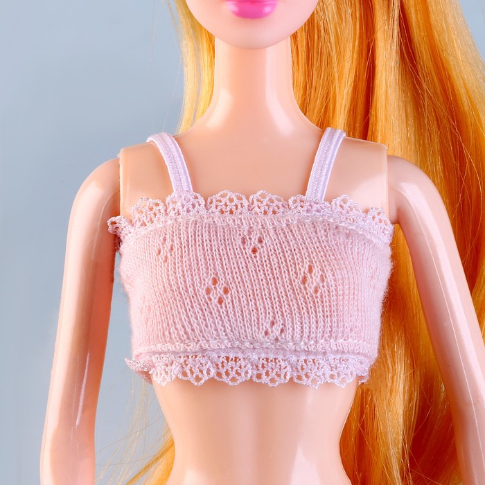 Одежда для кукол «Милое белье», цвет розовый - фото 1907779826