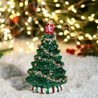 Елочное украшение "Рождественская ёлка" зеленая, 15 см - фото 319642394