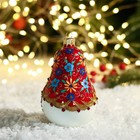 Елочное украшение "Матрёшка"  h- 12 см, микс - фото 27191390