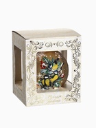 Ёлочный шар новогодний «Синички» h=8 см 9755363