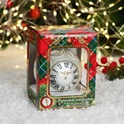 Ёлочный шар новогодний «Часы» h=8 см 9755368