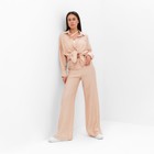 Костюм женский (рубашка, брюки) MIST Summer Time, размер 46, бежевый - фото 22394782