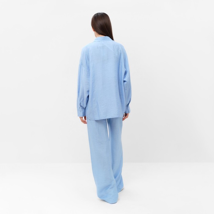 Костюм женский (рубашка и брюки) MIST Summer Time, р.46, голубой 65002