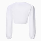 Рубашка женская укороченная MIST Summer time, размер 42, белый - Фото 10
