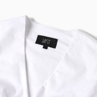 Рубашка женская укороченная MIST Summer time, размер 46, белый - Фото 7