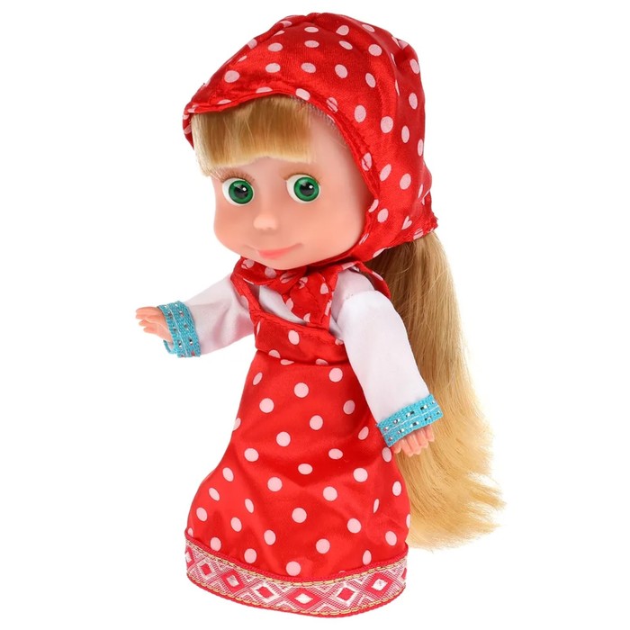 Кукла «Маша и Медведь», в розовом платье, 15 см 65011