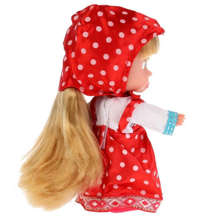 Кукла «Маша и Медведь», в розовом платье, 15 см 65011