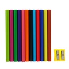 Карандаши 12 цветов "Jumbo Мишки" Каляка-Маляка, с точилкой, утолщенный грифель 4 мм, 2/3 станд. длины, фигурная форма, пластик - фото 24567954