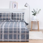 Постельное бельё 2-спальное «Экономь и Я. Клетка», микрофибра - фото 53478213
