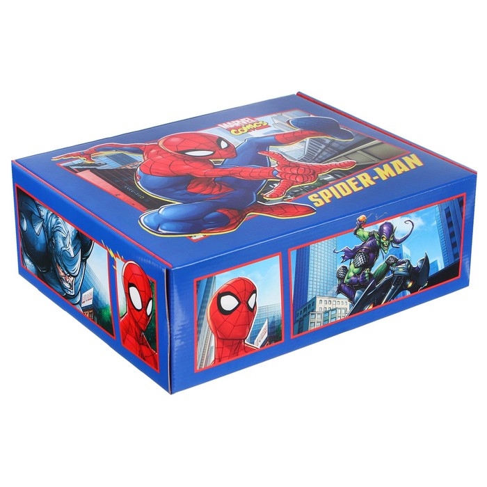 Складная коробка с игрой 31,2х25,6х16,1 см, Человек-паук
